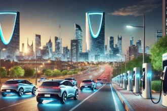 سيارة كهربائية اقتصادية حديثة في مدينة سعودية تمثل أفضل الخيارات تحت 150 ألف ريال.