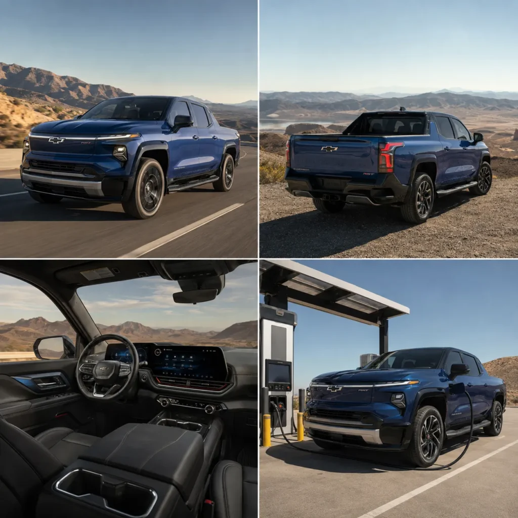 Chevrolet Silverado EV من الخارج والمقصورة والشحن السريع