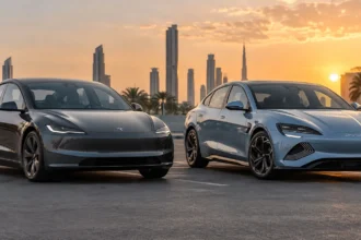 مقارنة بين Tesla Model 3 وBYD Seal من الخارج