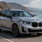 سيارة BMW iX5 الكهربائية الجديدة خلال اختبار القيادة على الطرق المفتوحة