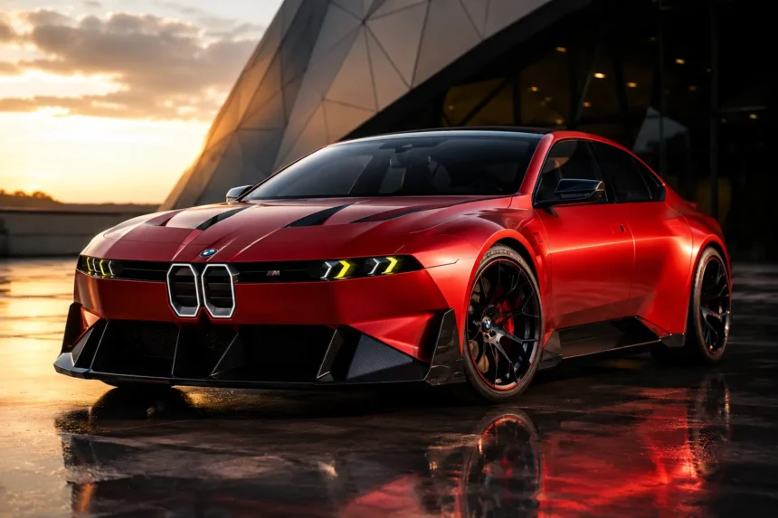 سيارة BMW M3 الكهربائية المستقبلية بتصميم هجومي وتقنيات متقدمة