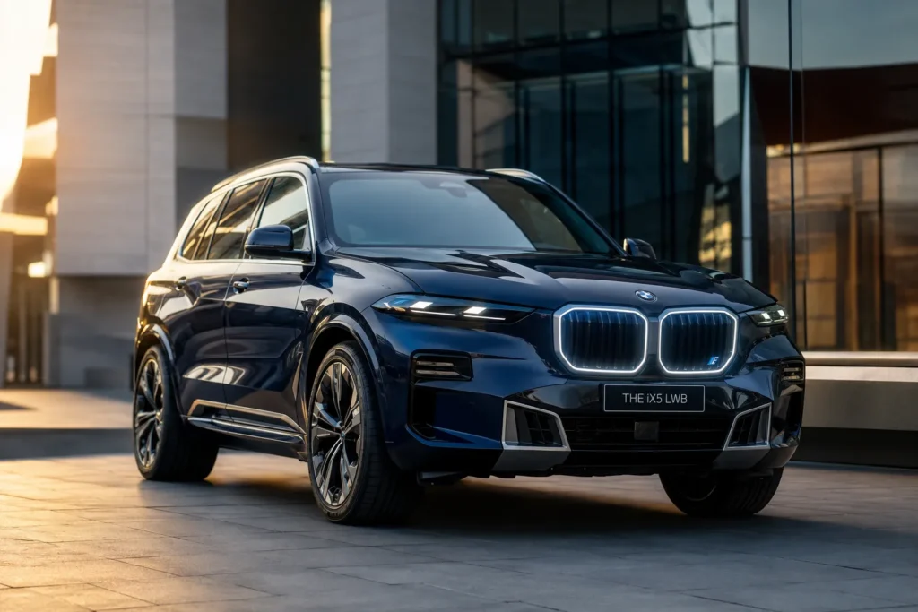 التصميم الخارجي لـ BMW iX5 الجديدة الجيل الأحدث من سيارات BMW الكهربائية