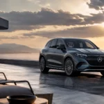 سيارة Mercedes EQS SUV الكهربائية الفاخرة مع تصميم انسيابي وتقنيات متطورة للأداء