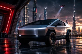 Tesla Cybertruck 2026 بتصميمها المستقبلي مع عرض المواصفات الكاملة والمدى الحقيقي والأسعار