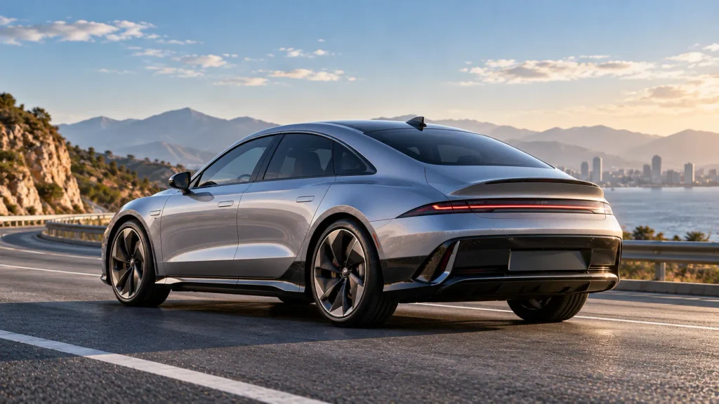 Hyundai Ioniq 6 بتصميم انسيابي يبرز الديناميكا الهوائية