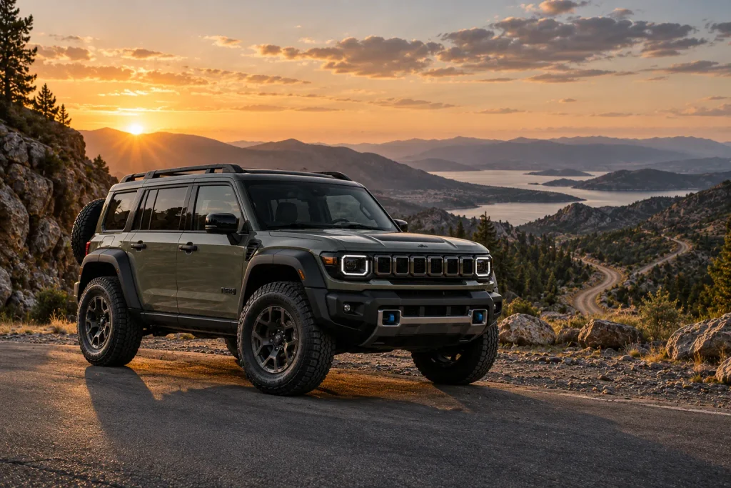 Jeep Recon الكهربائية على طريق يجمع بين القيادة اليومية والمغامرات خارج الطريق