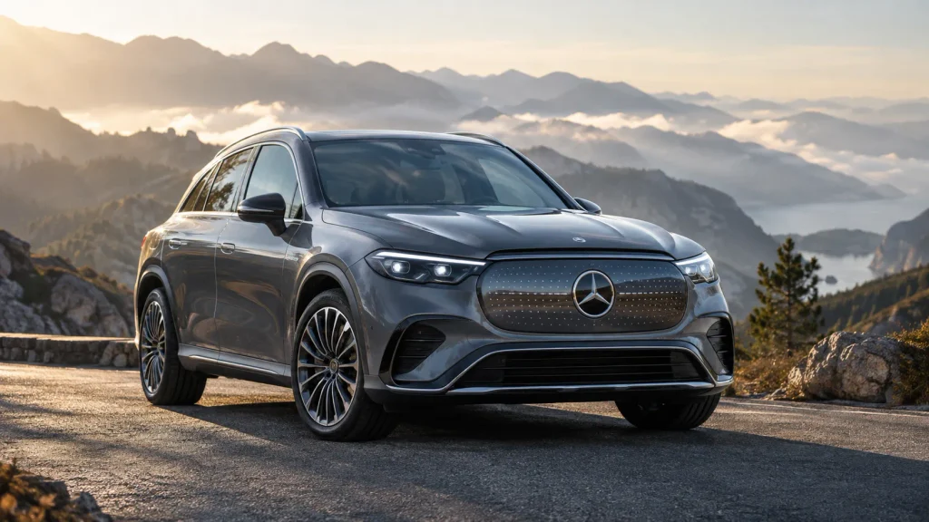 التصميم الأمامى لسيارة مرسيدس GLC 400 الكهربائية