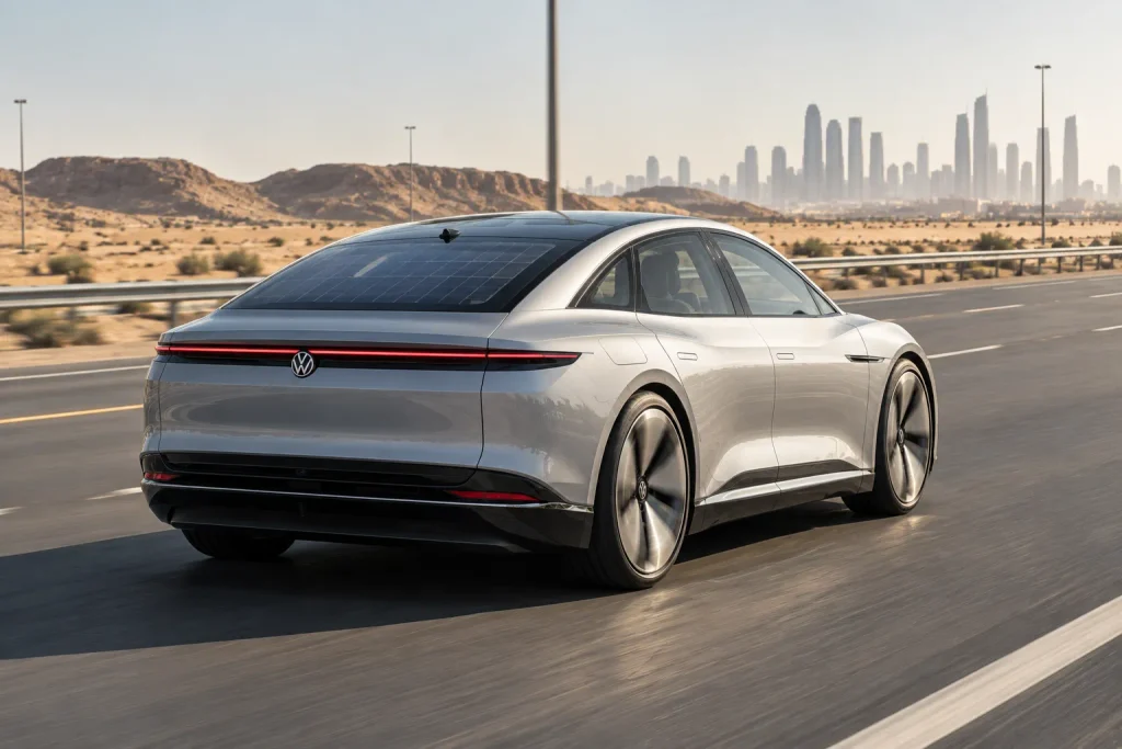 مقصورة Volkswagen Mission Efficiency بأربعة مقاعد وتكوين 2+2 خفيف الوزن