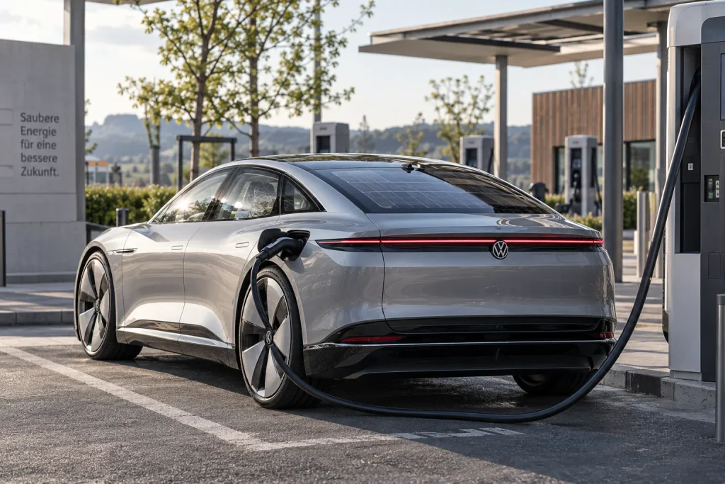 Volkswagen Mission Efficiency أثناء الشحن مع السقف الشمسي المدمج