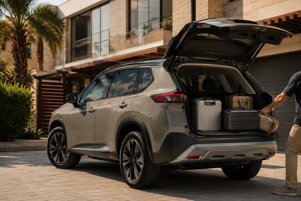 نيسان روج e-POWER كسيارة SUV عملية للاستخدام اليومي مع مساحة مناسبة للأمتعة والعائلة