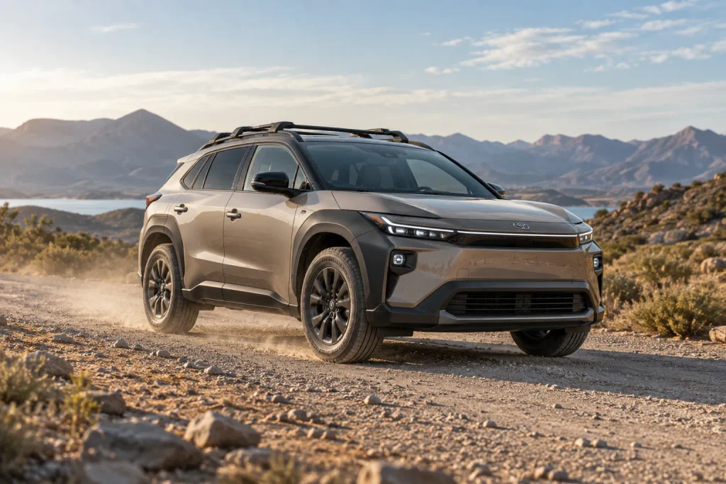 Toyota C-HR أثناء القيادة على طريق متعرج لإظهار أدائها الرياضي