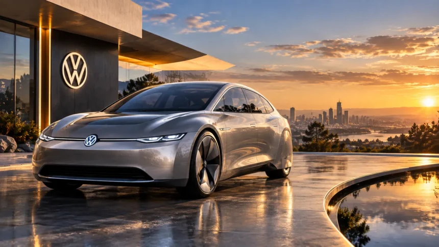 Volkswagen Mission Efficiency سيارة كهربائية فائقة الكفاءة بتصميم انسيابي