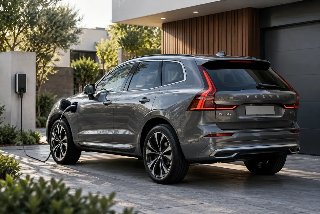 فولفو XC60 الهجينة أثناء الشحن والاستخدام اليومي