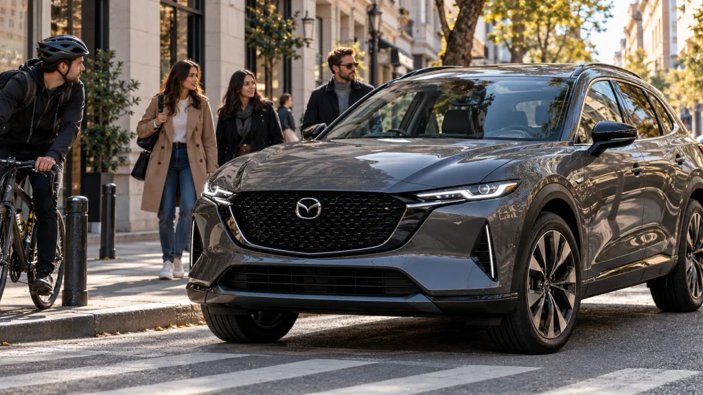 مازدا CX-6e ونظام السماعة الخارجية لمخاطبة المارة