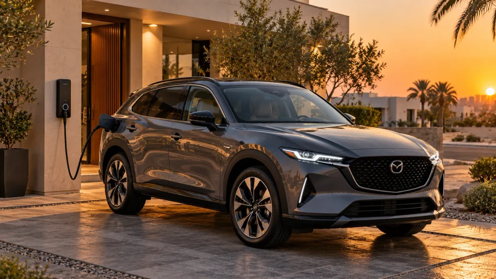 مازدا CX-6e الكهربائية للاستخدام العائلي والقيادة في الخليج