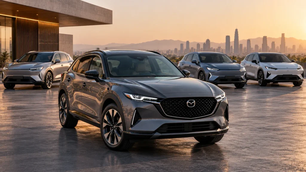 مازدا CX-6e ضمن مقارنة مع سيارات SUV كهربائية منافسة